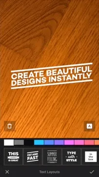 Our text design tool