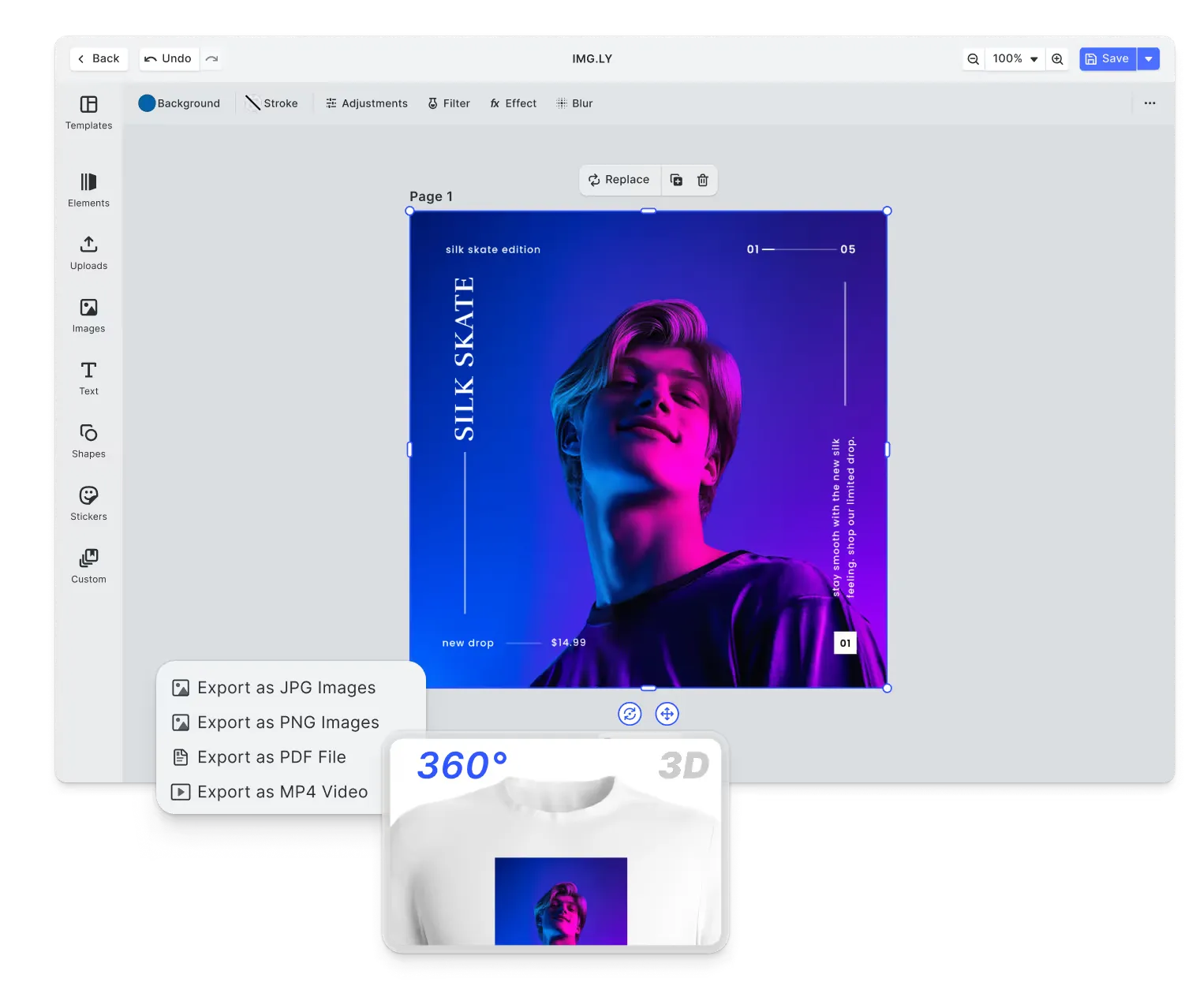 IMG.LY Creative Editor SDK compared against CHILI GraFx