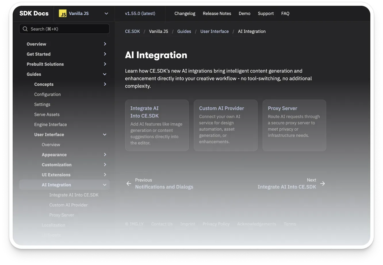 Developer-focused tooling for the CE.SDK + fal.ai integration — documentation, support, and clear integration guides