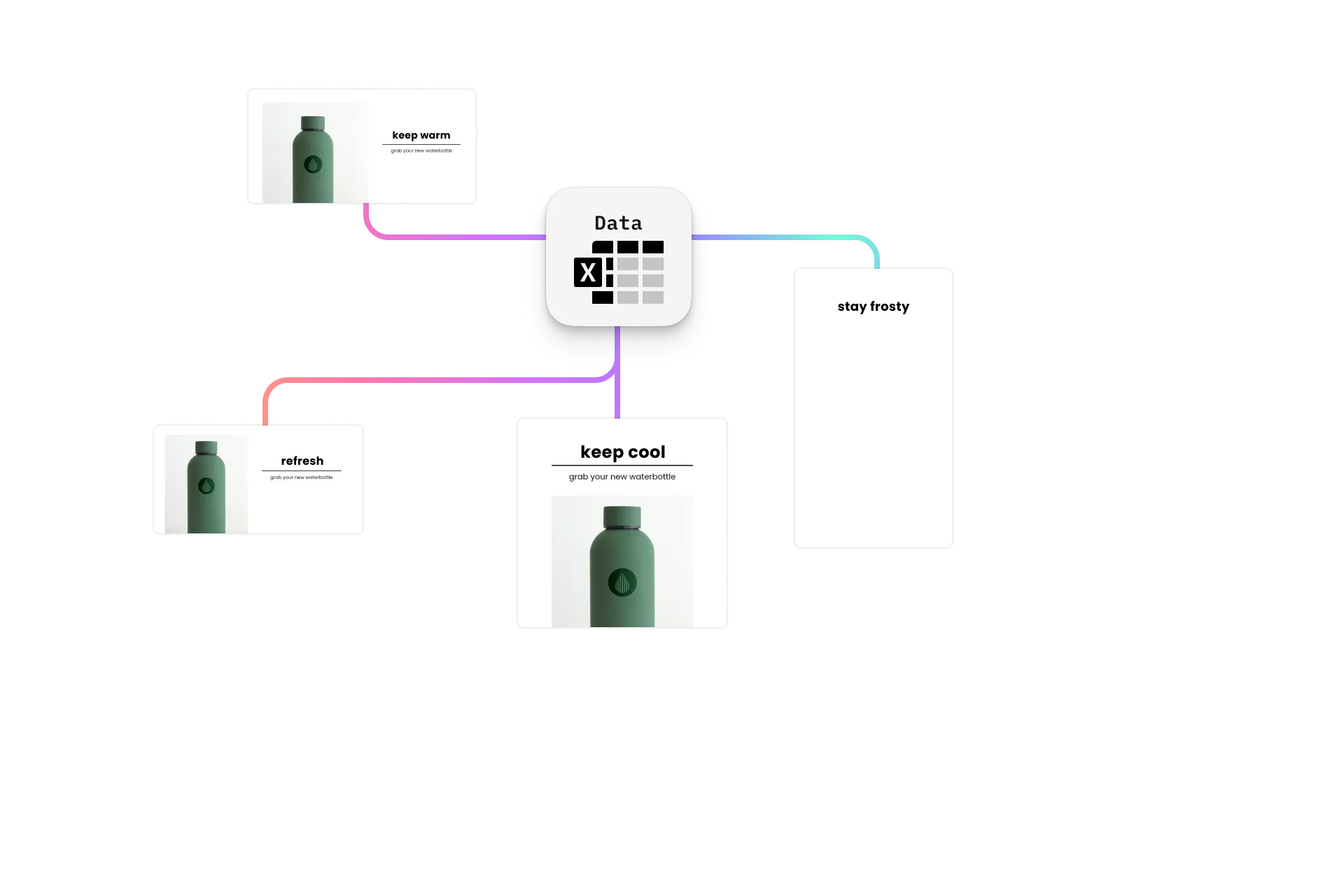 Editor preview and server-generated output rendering identically, side by side