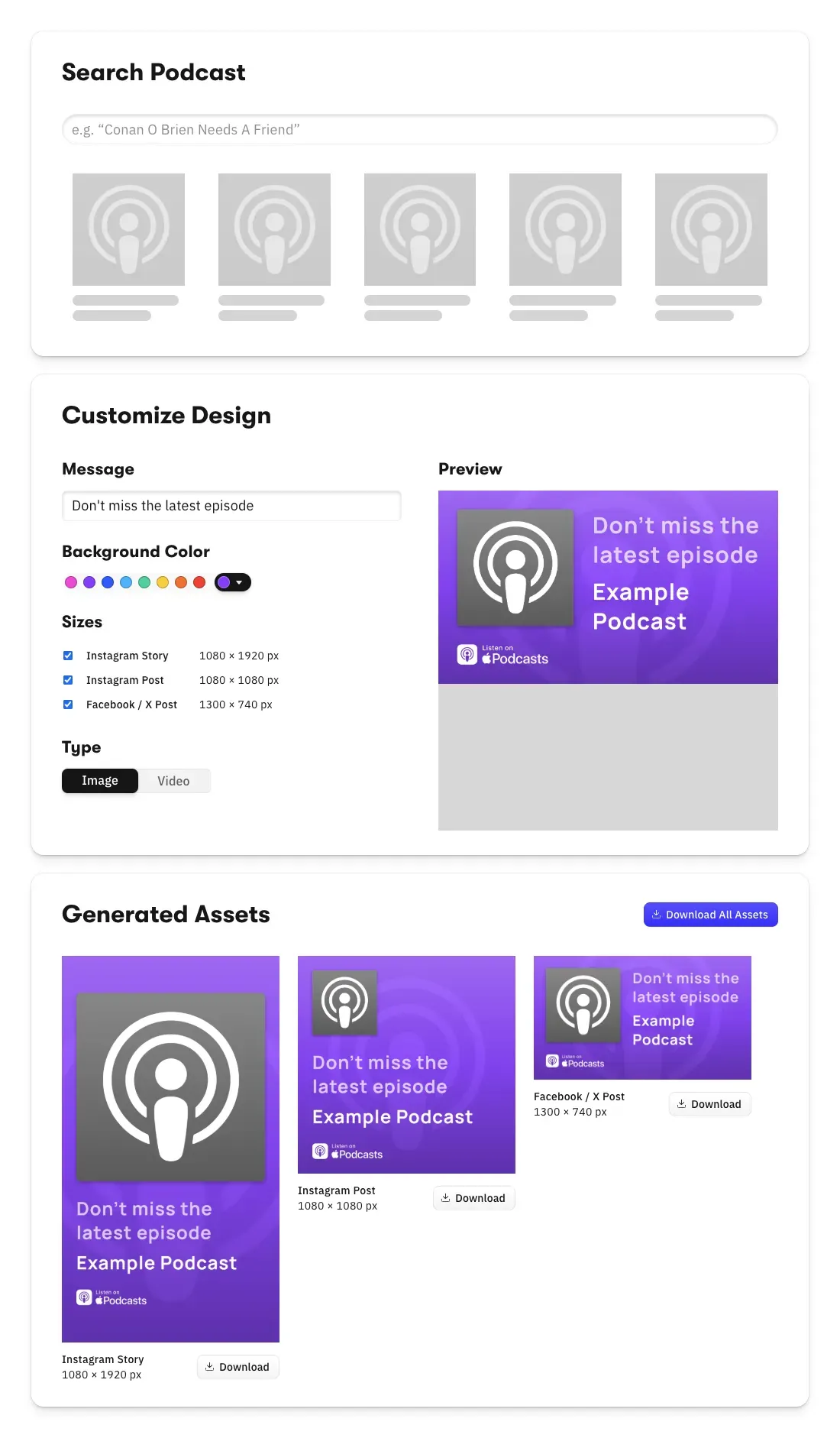 Headless CreativeEngine API generating designs programmatically without UI