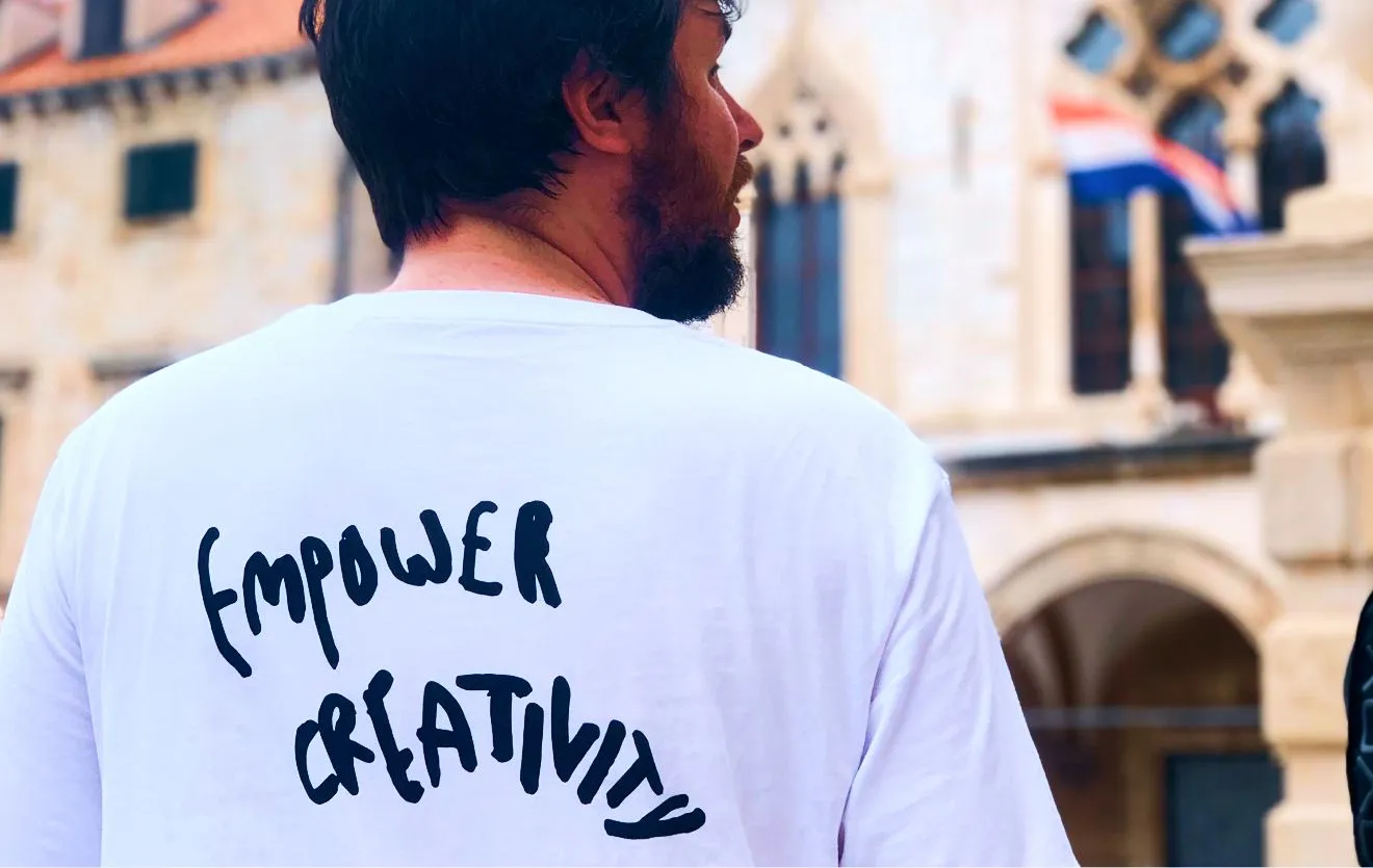 Represent: We prepared custom merchandise as a surprise for our team during the retreat.