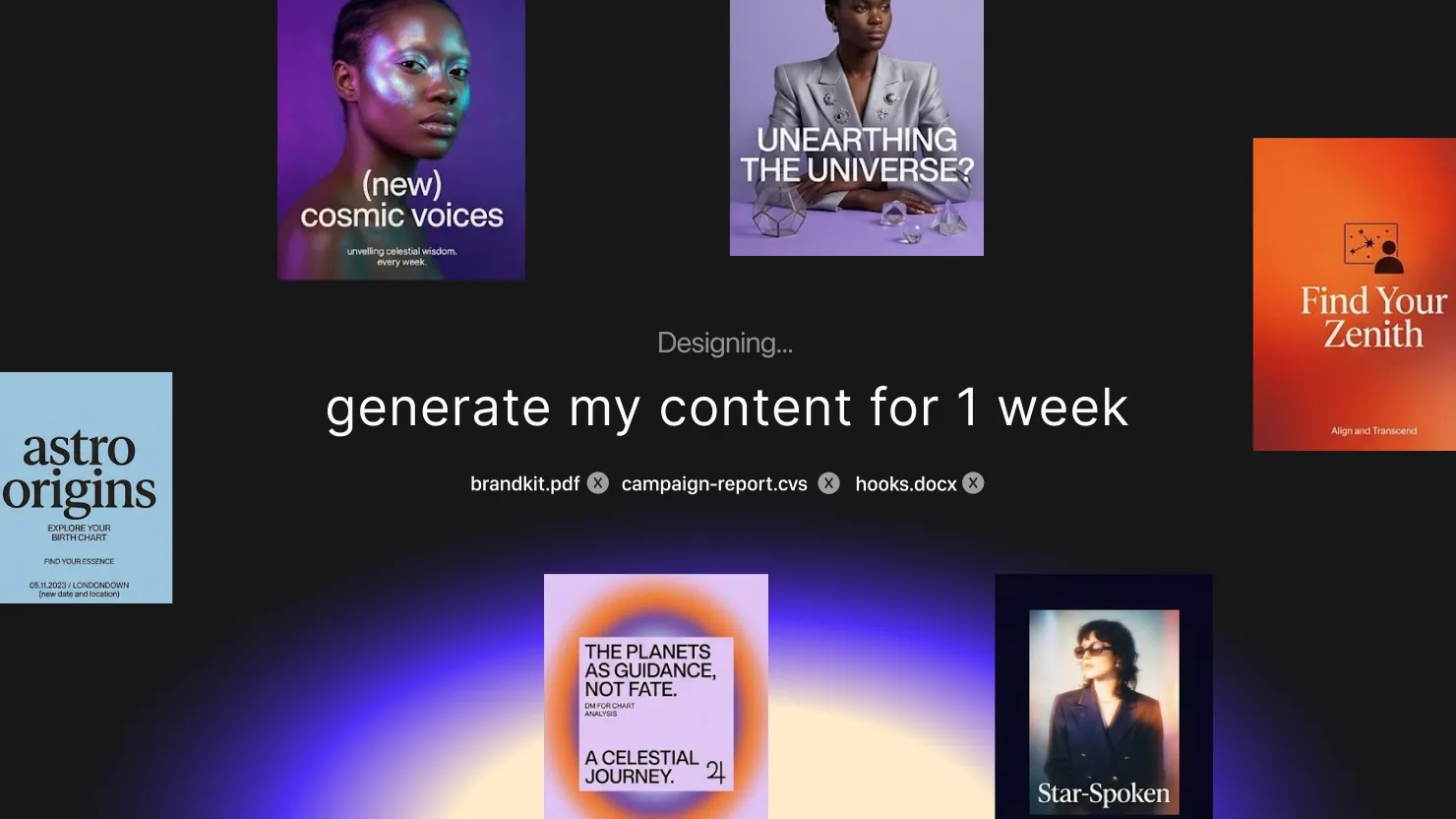 Start with any input – CODESIGN infinite inputs