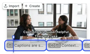 Preview of Video Captions demo