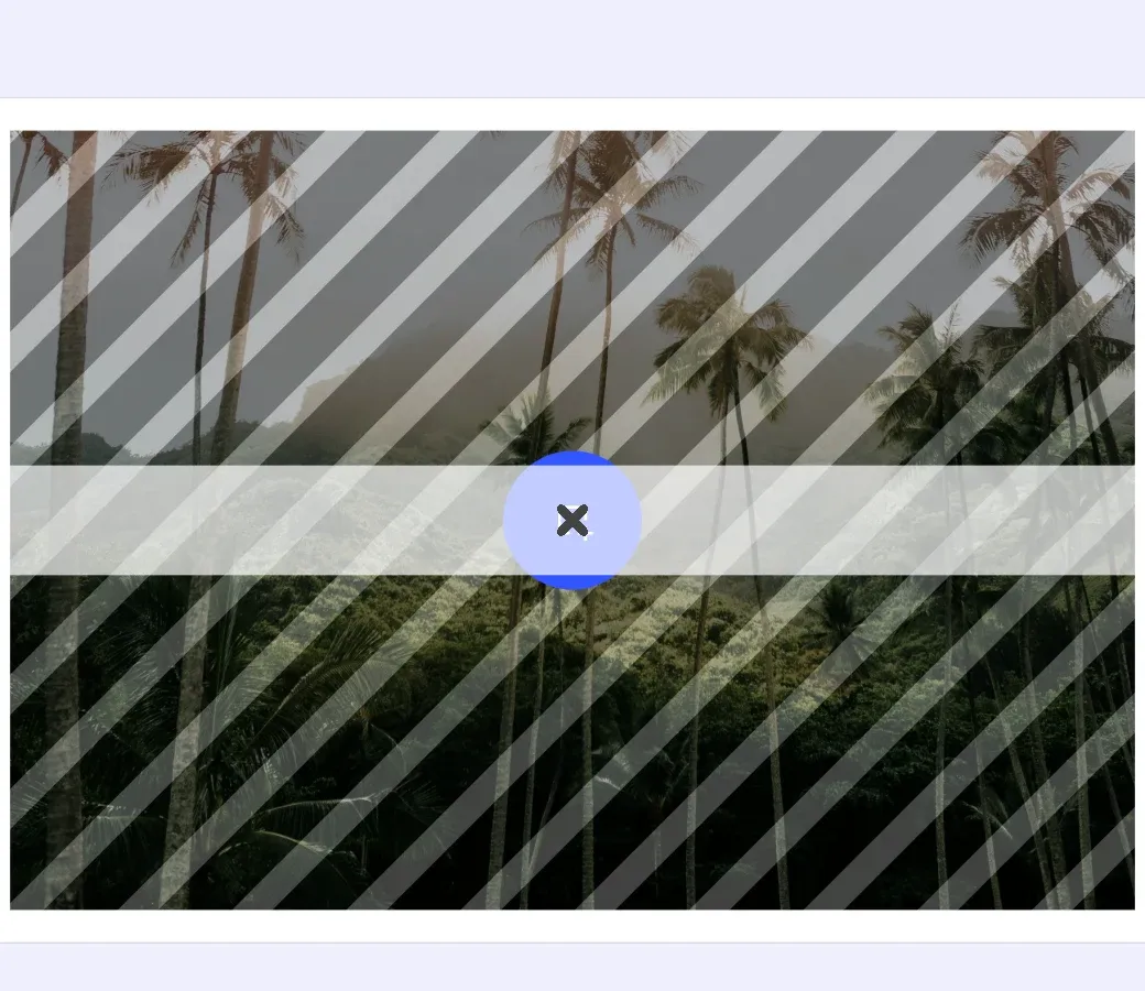 Image placeholder with an overlay and Replace button in the Android editor