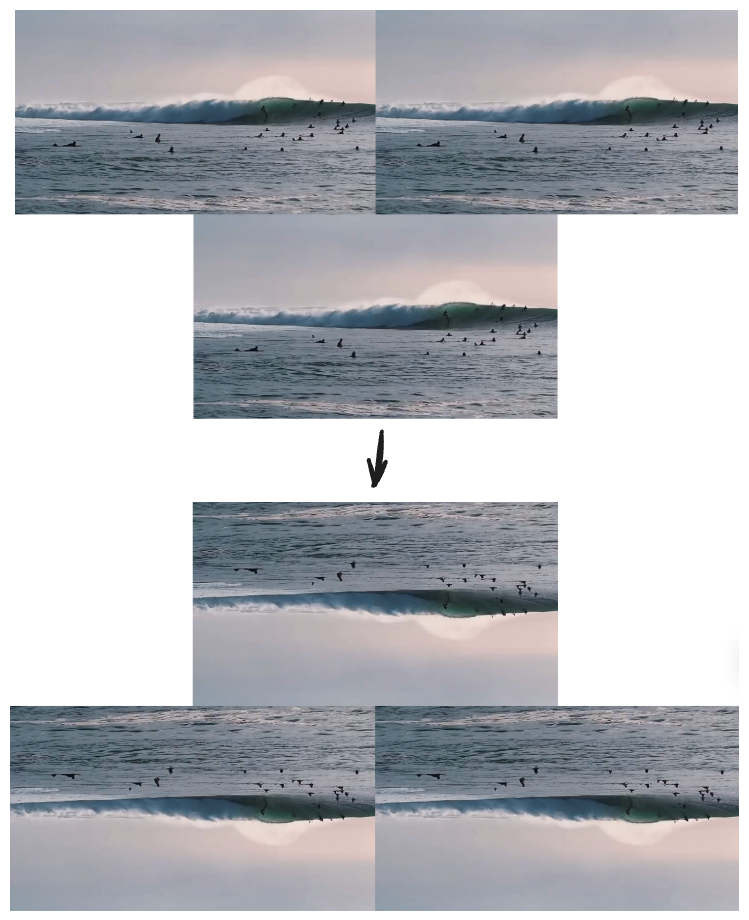 Grouped video flipped horizontally