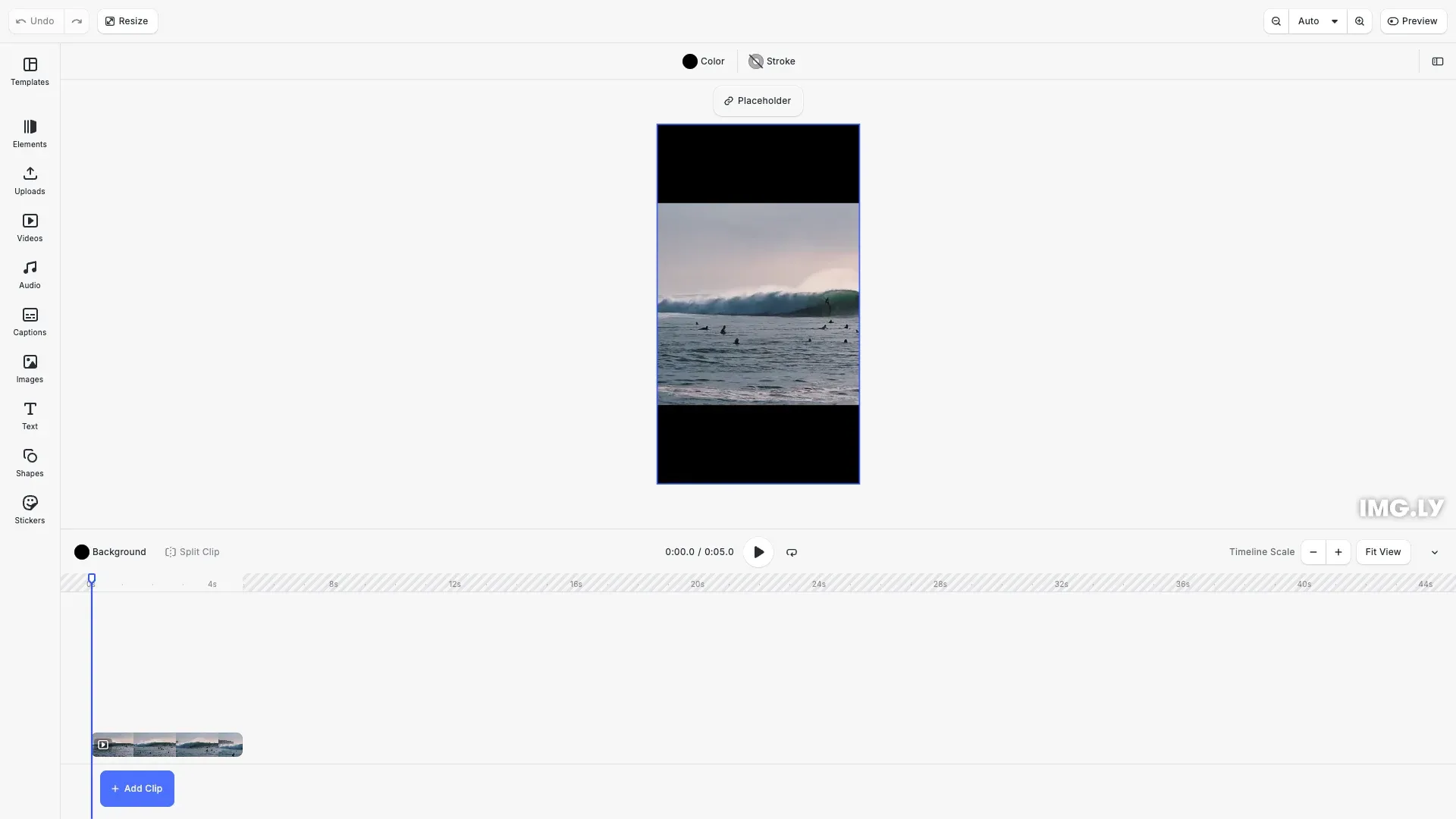 Audio Speed Adjustment example showing timeline with audio blocks at different speeds
