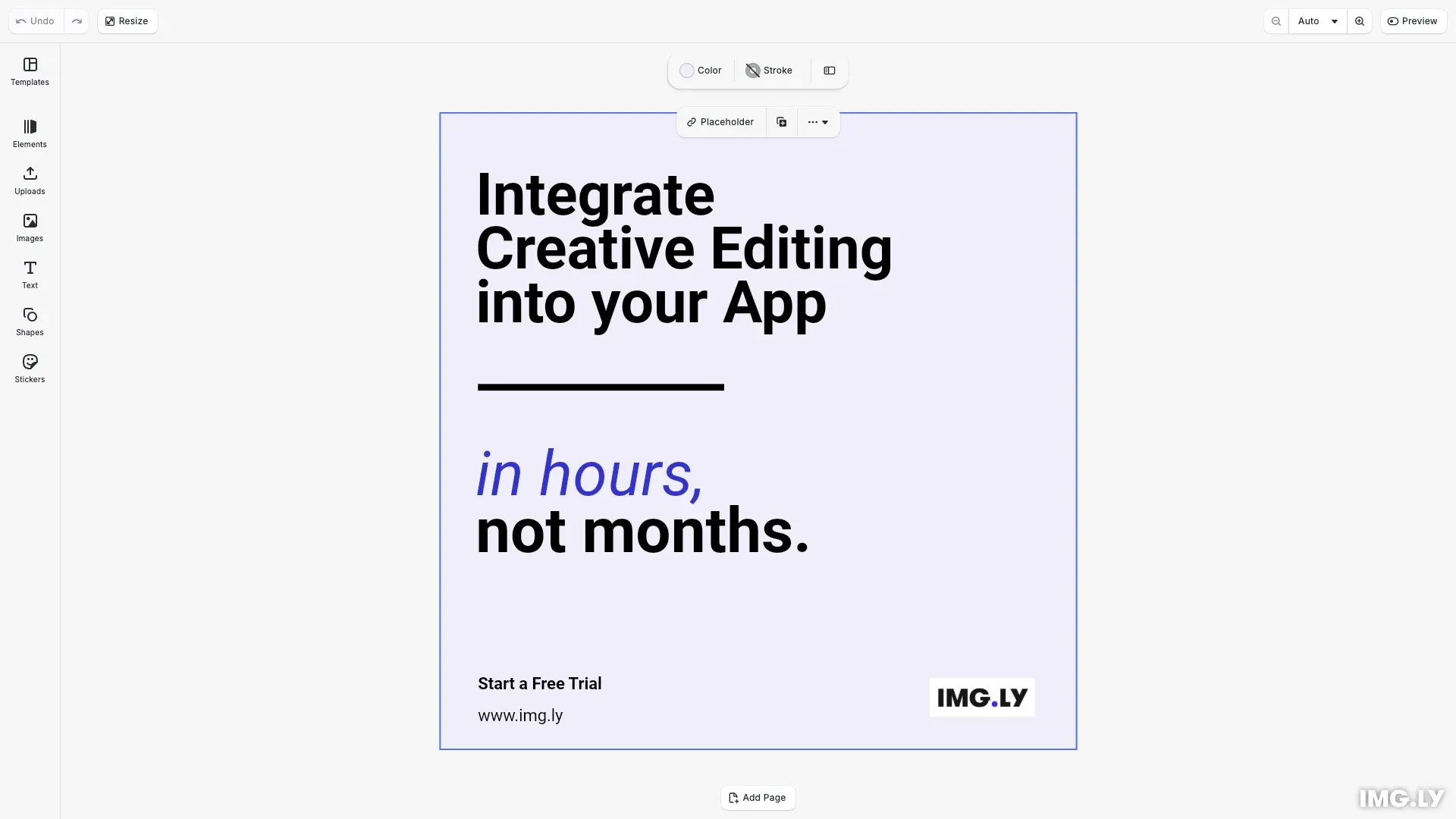 Programmatic Creation