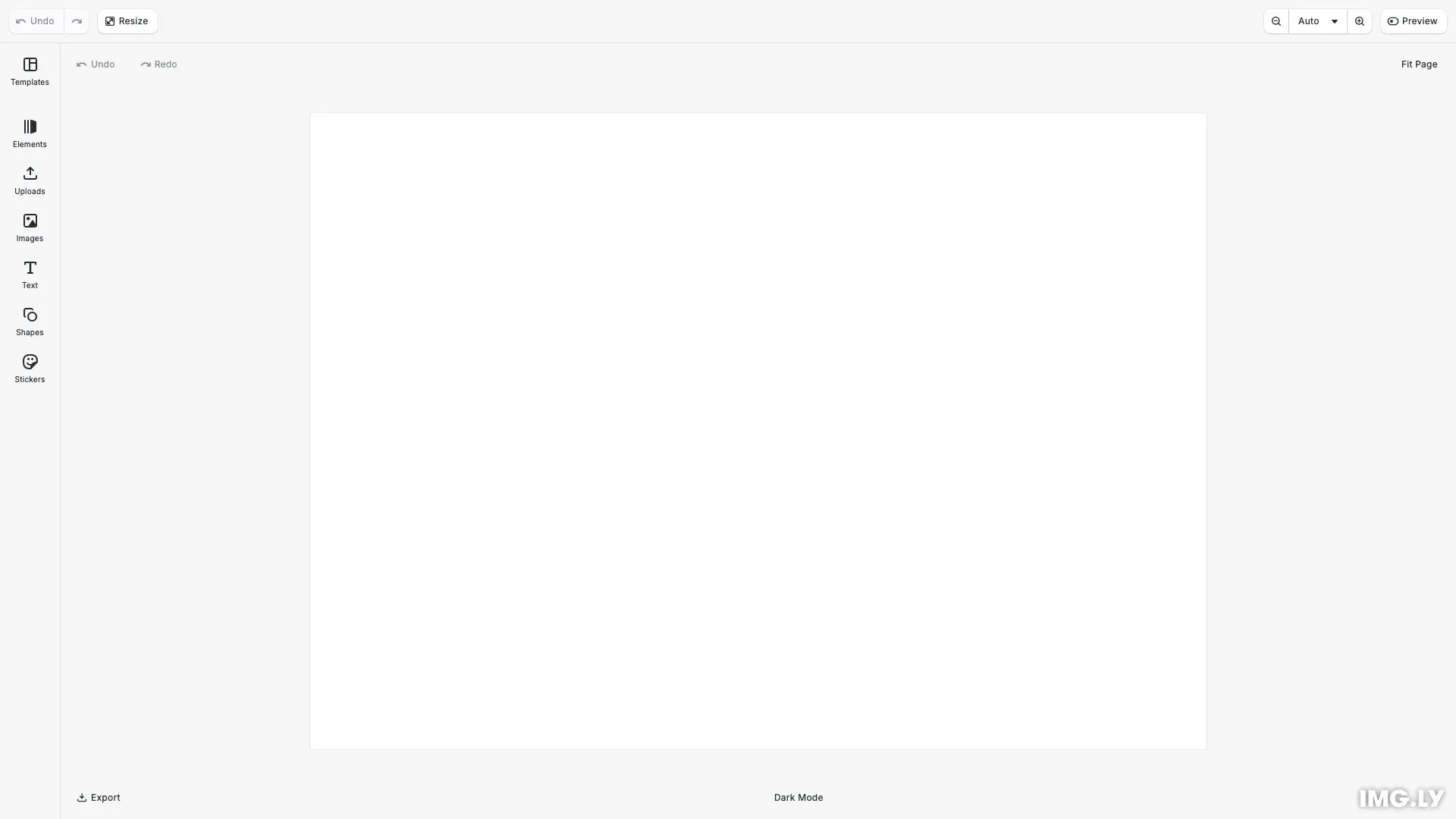 Canvas Bar customization example showing a customized toolbar above the canvas