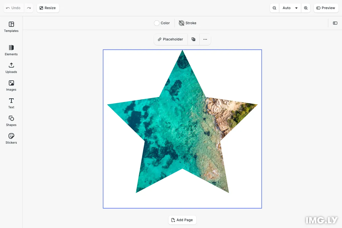 Edit shapes demonstration showing various shape modifications