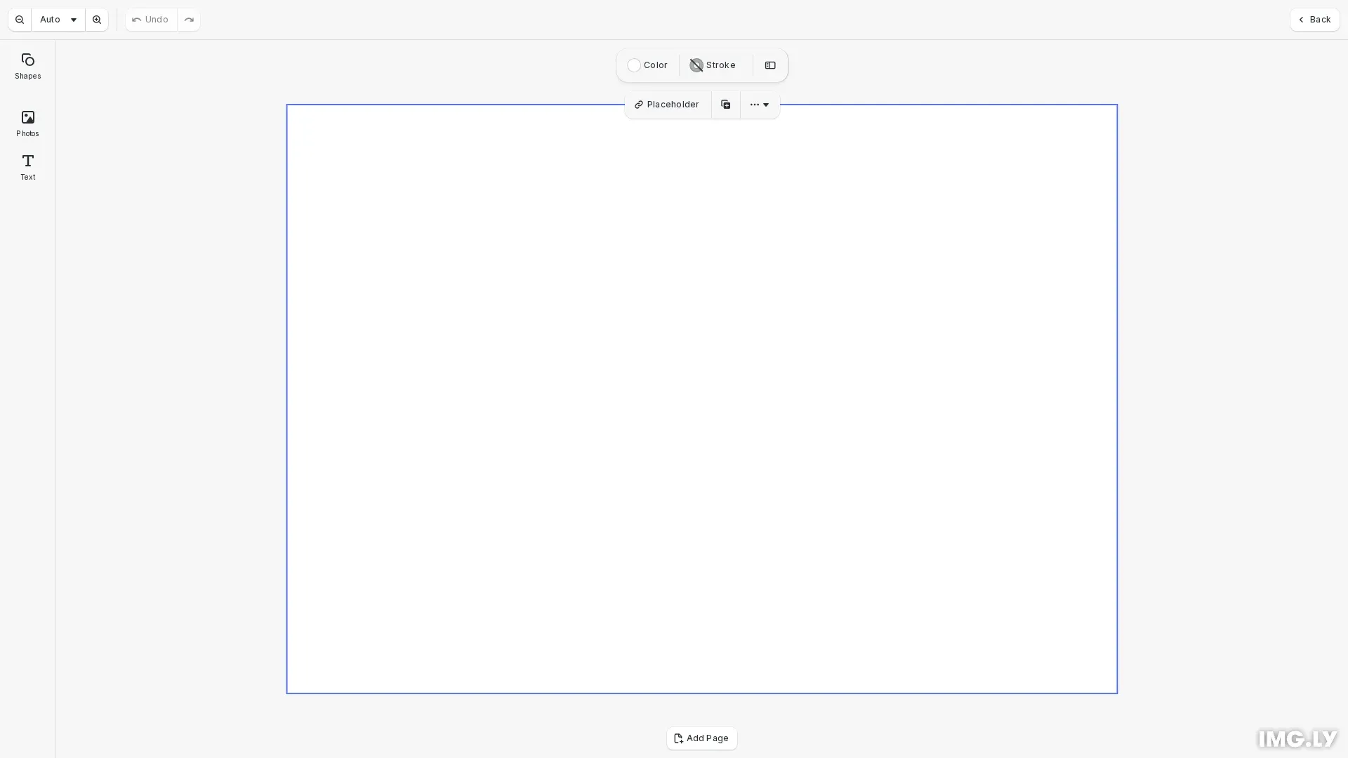 Rearrange Buttons Example