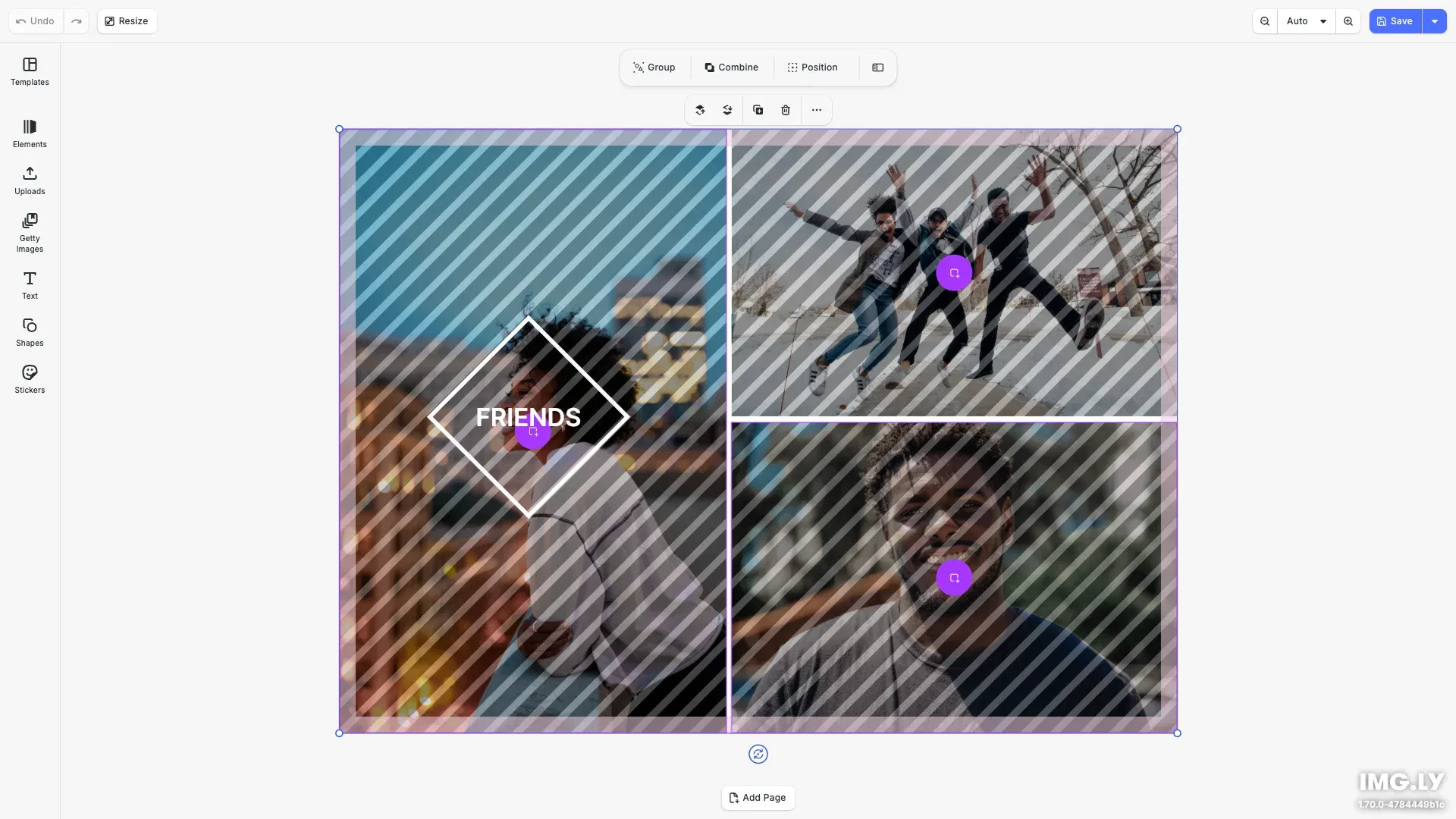Getty Images Editor starter kit showing Getty Images stock photo integration interface
