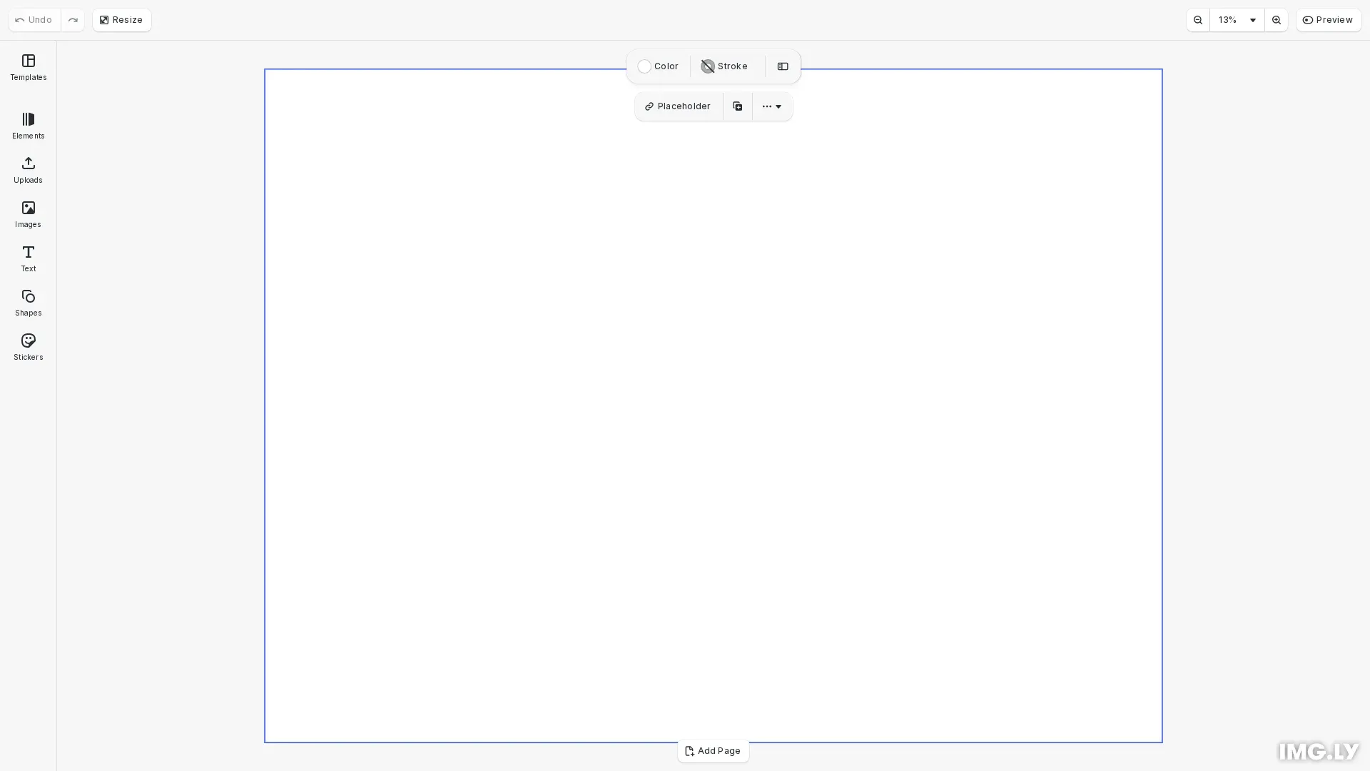 User Upload example showing CE.SDK editor with upload button in asset library