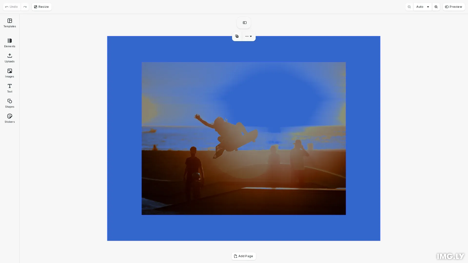 Chroma Key (Green Screen) example showing an image with color keying applied