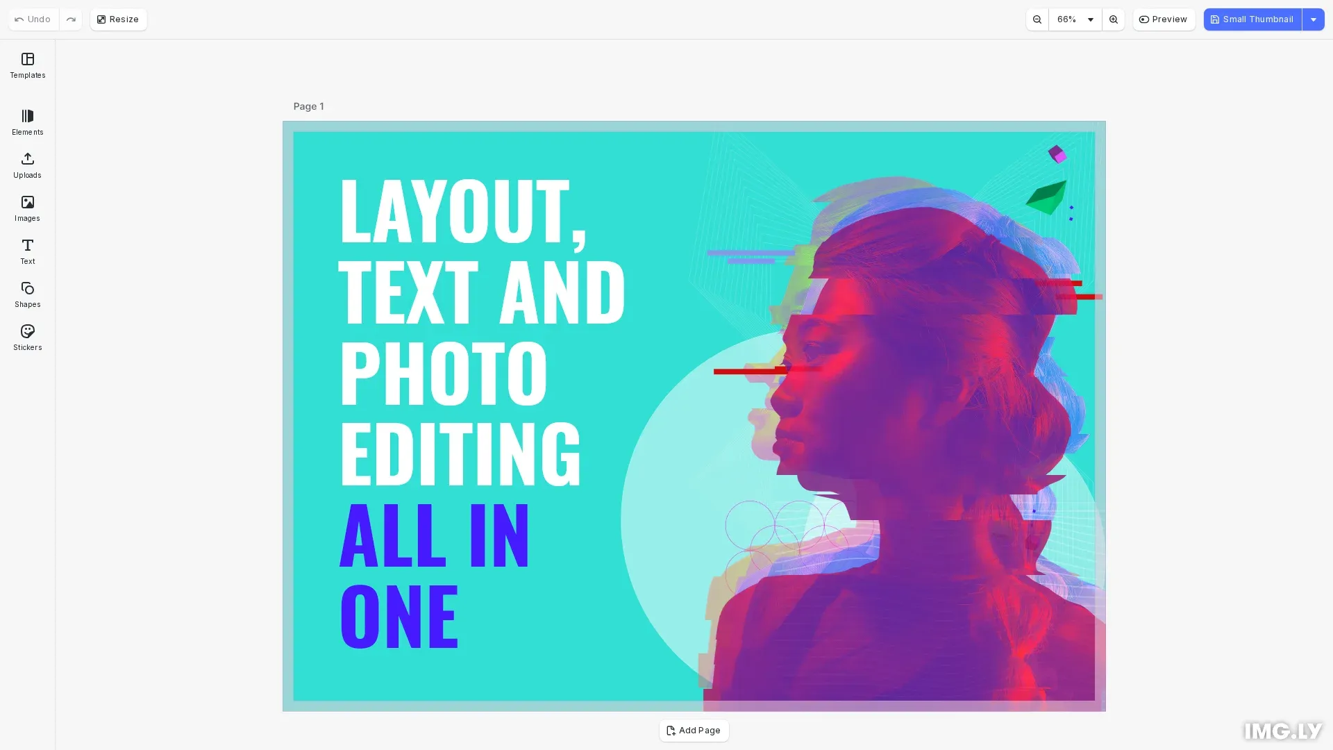 Create Thumbnail hero image