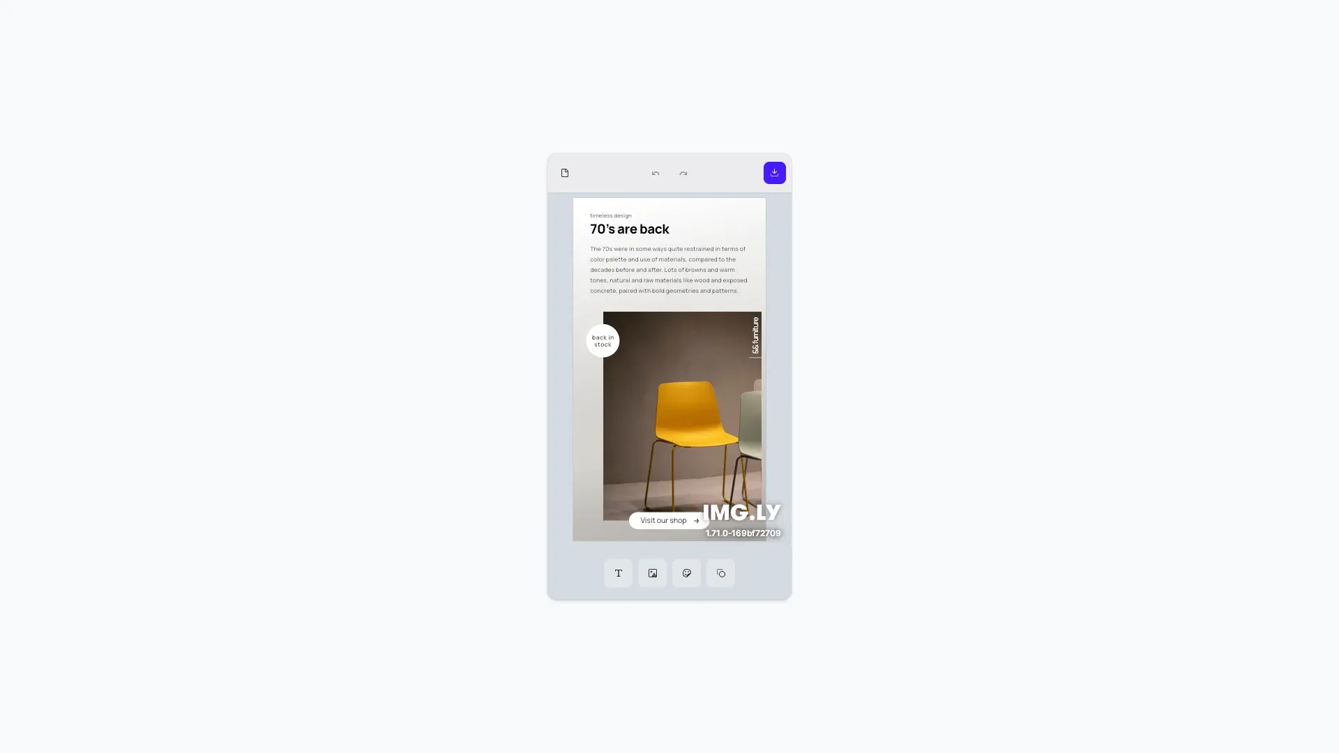 Mobile UI preview