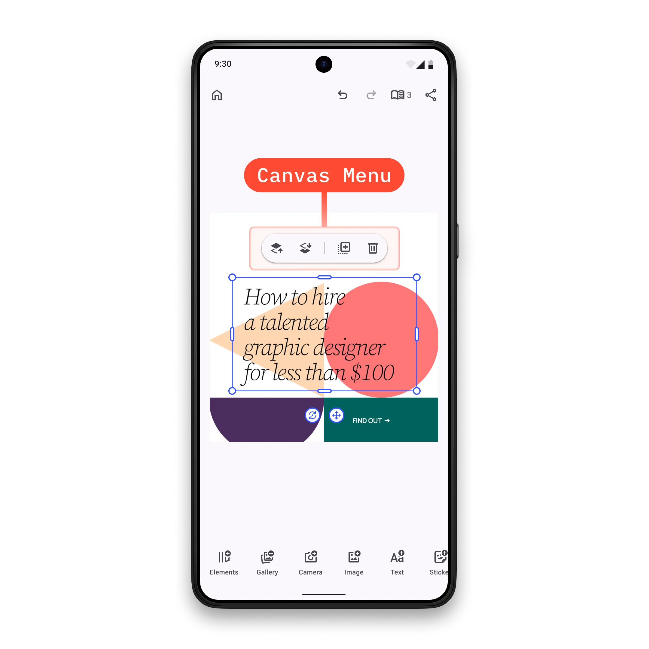 Canvas Menu