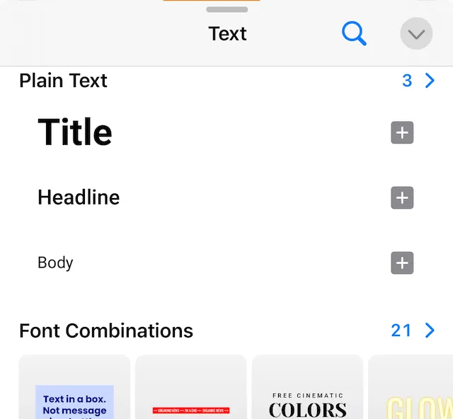 Drawer with plain text and formatted text options.