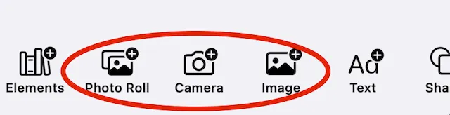 Image controls on the IMGLY UI