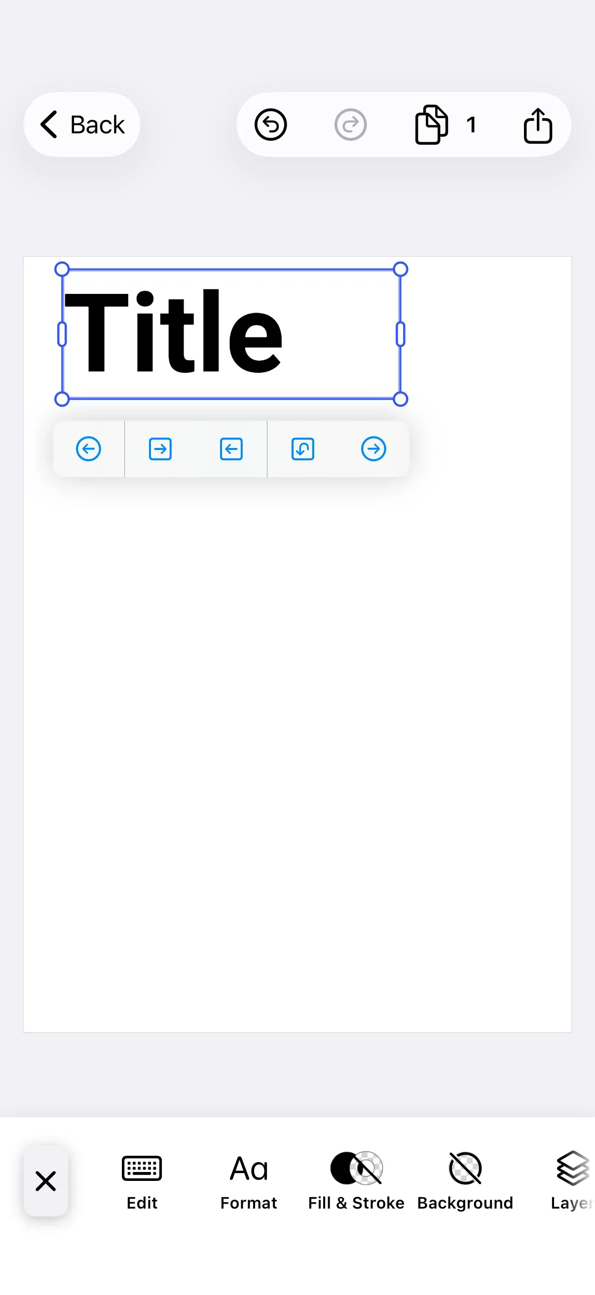 Canvas Menu