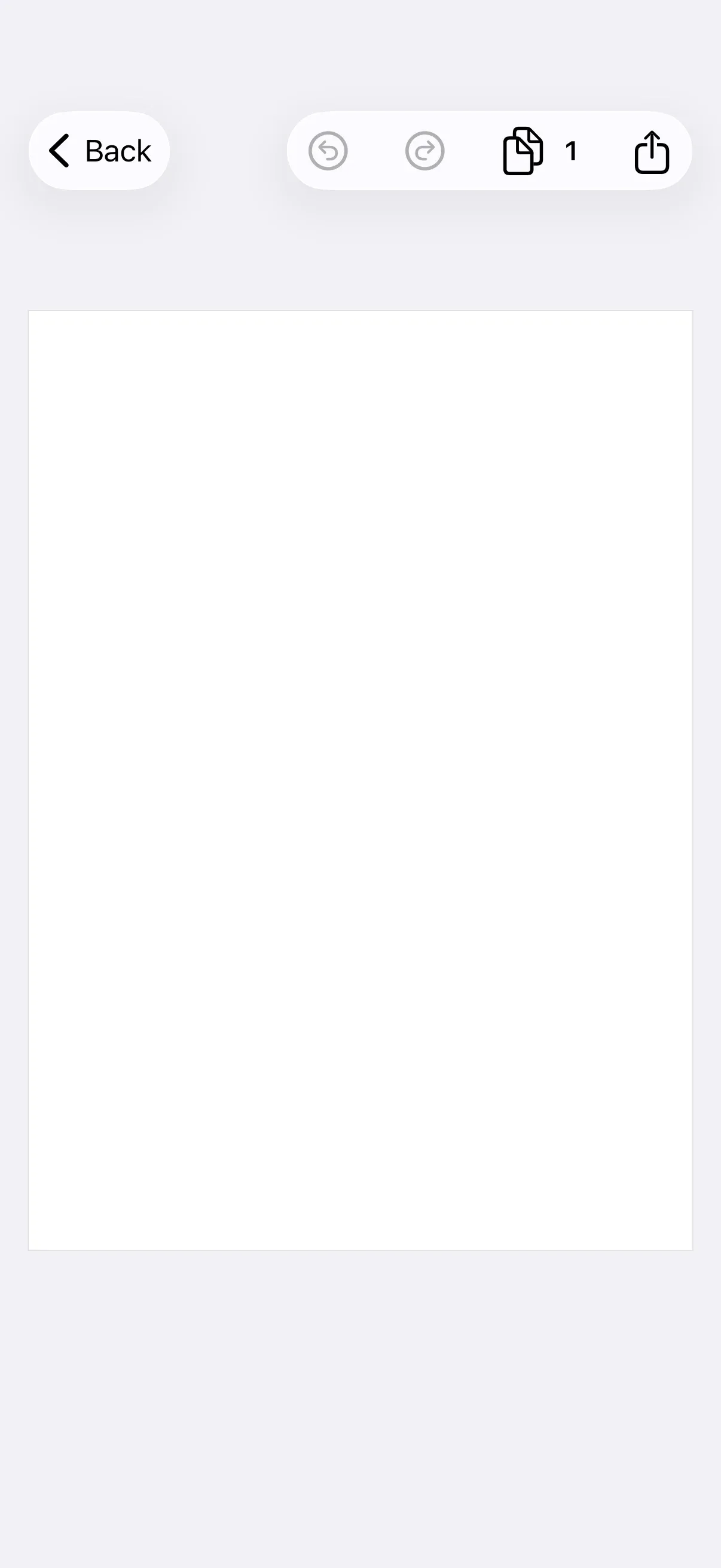 Editor with hidden dock
