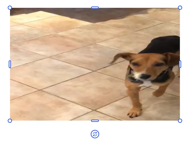 Using crop scale for the horizontal axis and adjusting the width of the block