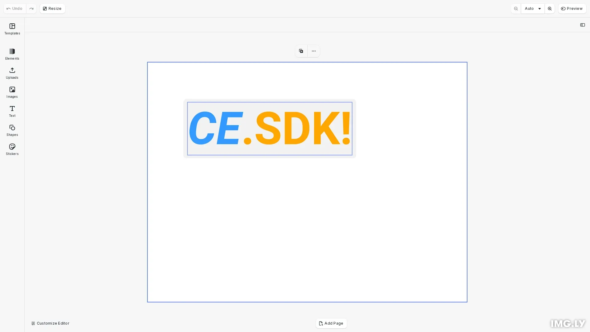 Text styling demonstration showing colored text with styled background