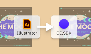 Preview of Illustrator Template Import demo