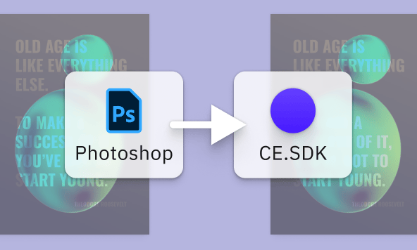 Preview of Photoshop Template Import showcase