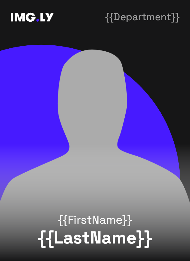Template with name Portrait